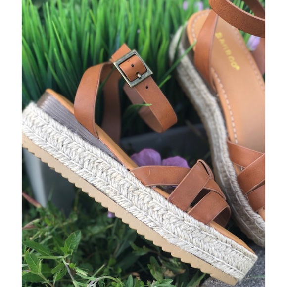 🔅Size 10🔅Espadrilles Platform Sandals Twine - Picture 6 of 8